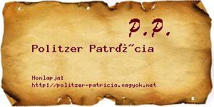 Politzer Patrícia névjegykártya